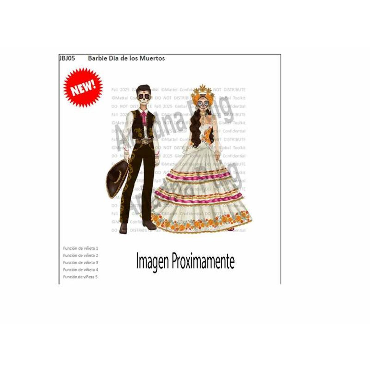 Bambola Barbie Il giorno dei morti