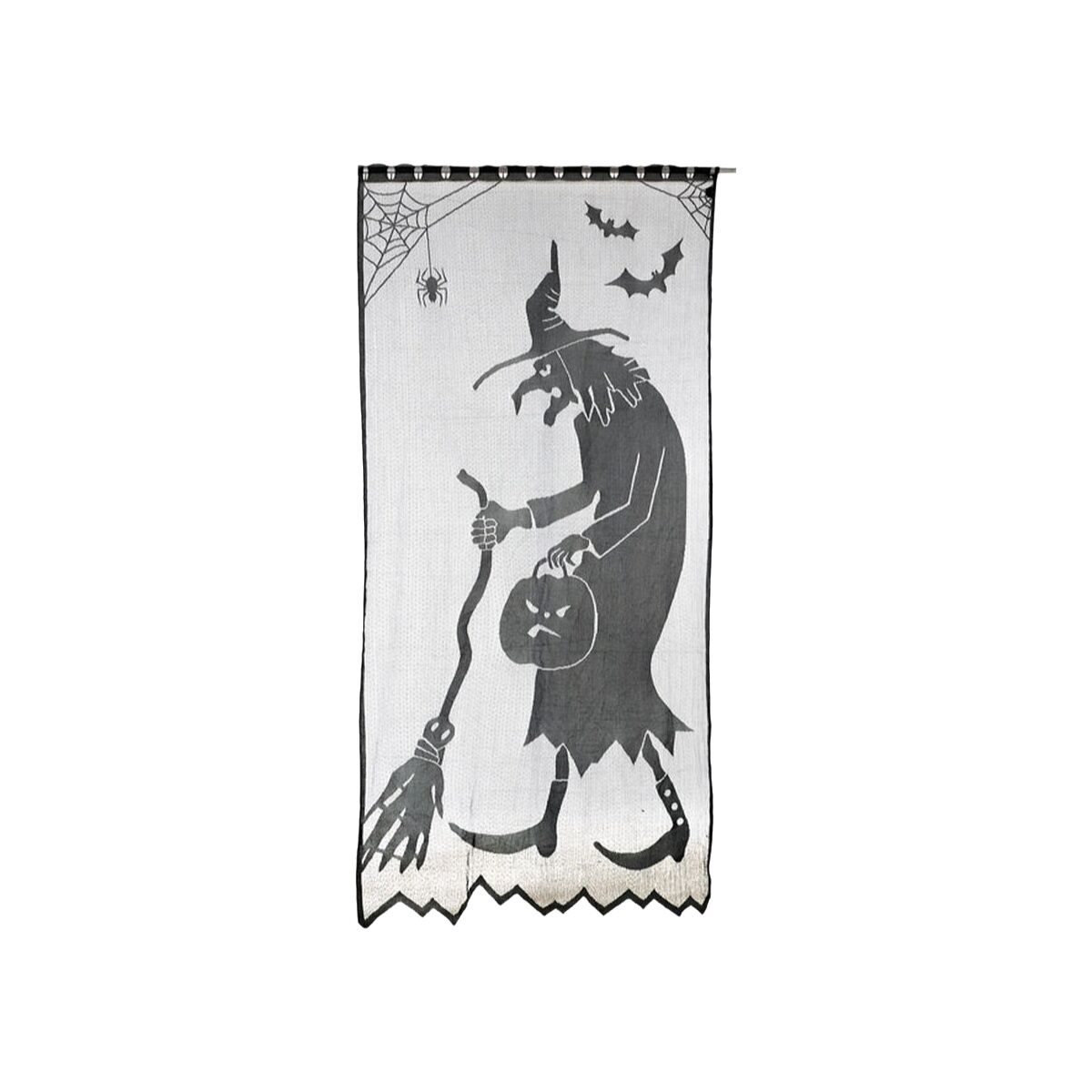 Decorazione per Halloween 210 x 100 cm Nero Strega