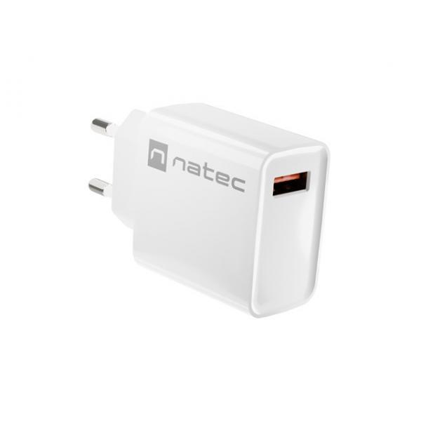 Caricabatterie da Parete Natec NUC-2057 RIBERA Bianco 18 W
