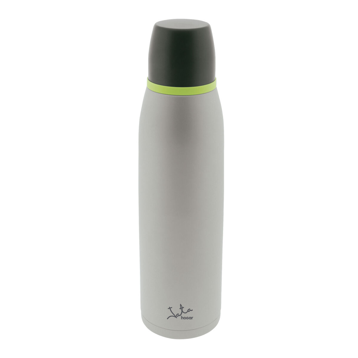 Thermos da Viaggio JATA 920 1 L Grigio Metallo Acciaio inossidabile Plastica