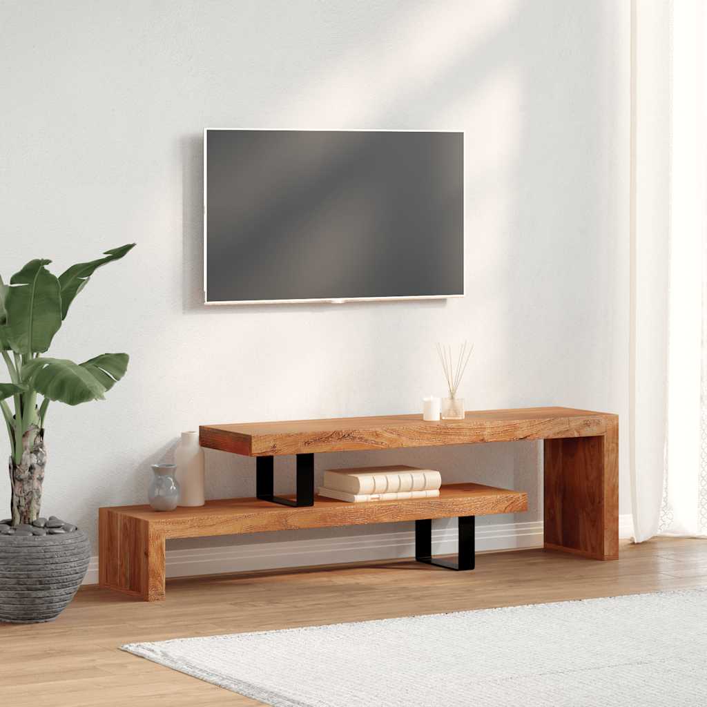 vidaXL Meuble TV Bois d'acacia massif