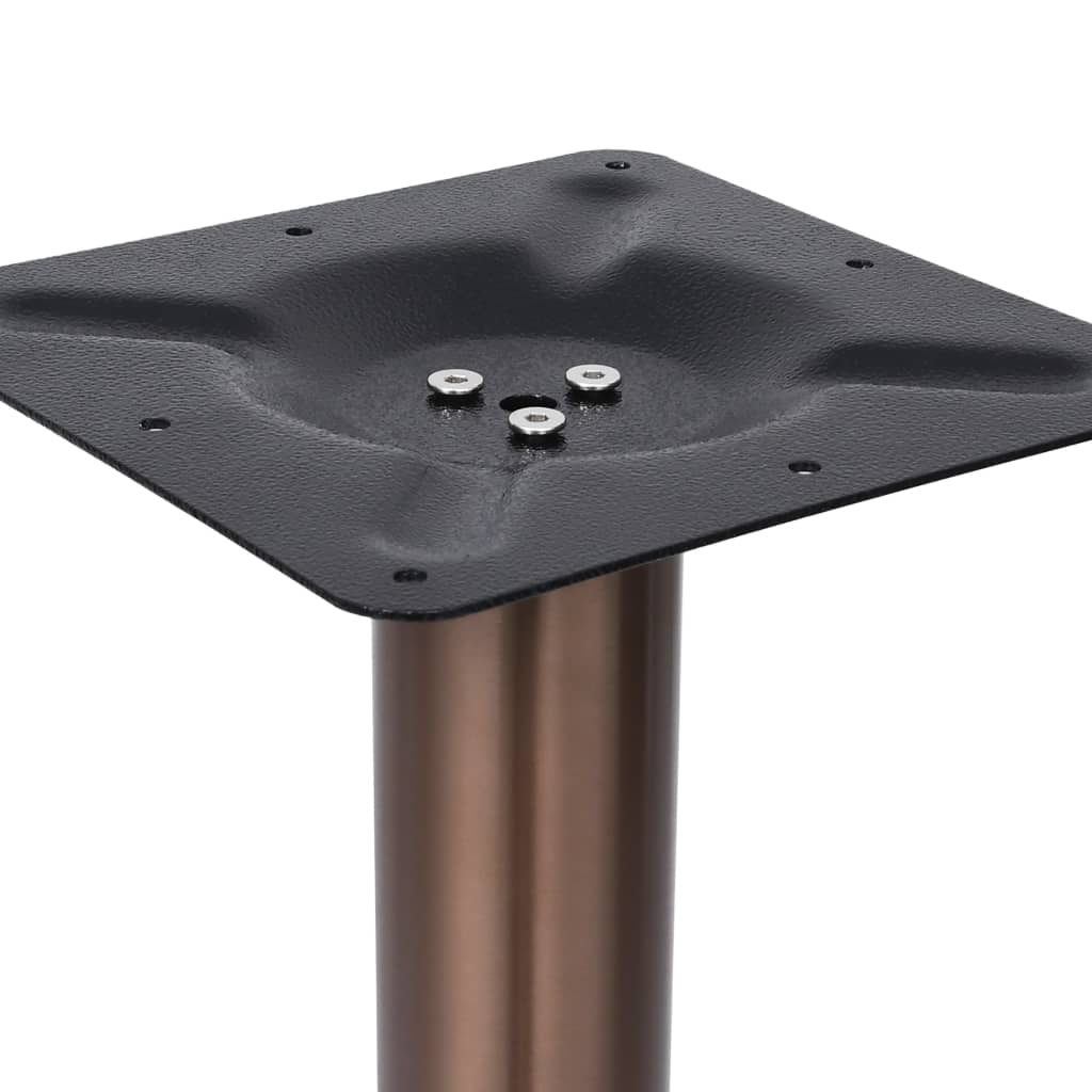 vidaXL Pata de mesa de bistró acero inoxidable dorado Ø45x107 cm - Image 3