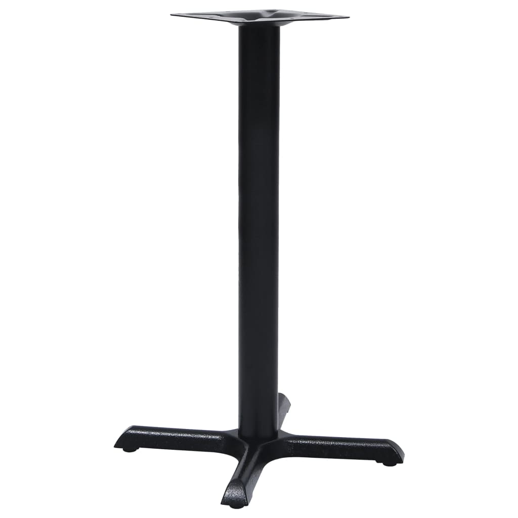 vidaXL Pata de mesa de bistró negra 56x56x72 cm de hierro fundido