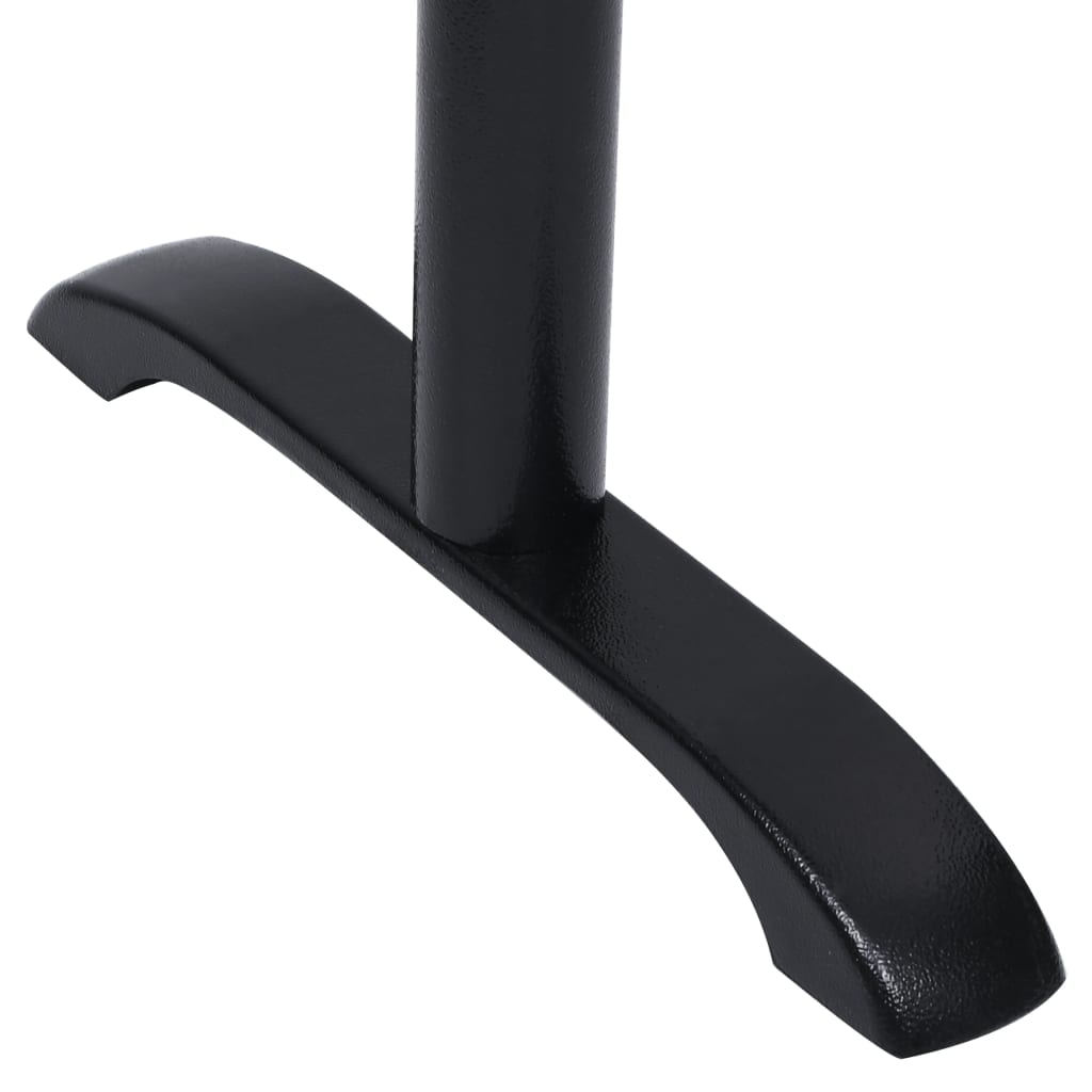 Patas para mesa de bistró vidaXL 2 uds. Hierro fundido negro 61x8x72cm - Image 6