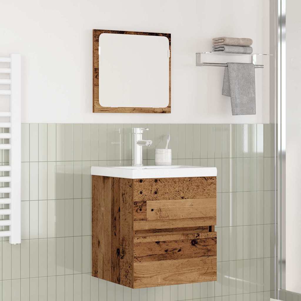 vidaXL Ensemble de mobilier de salle de bain avec tiroir 2 pcs