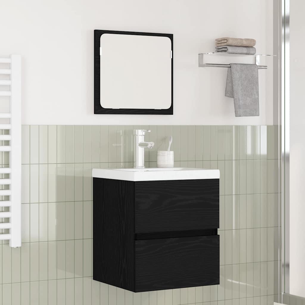 vidaXL Ensemble de mobilier de salle de bain avec tiroir 2 pcs