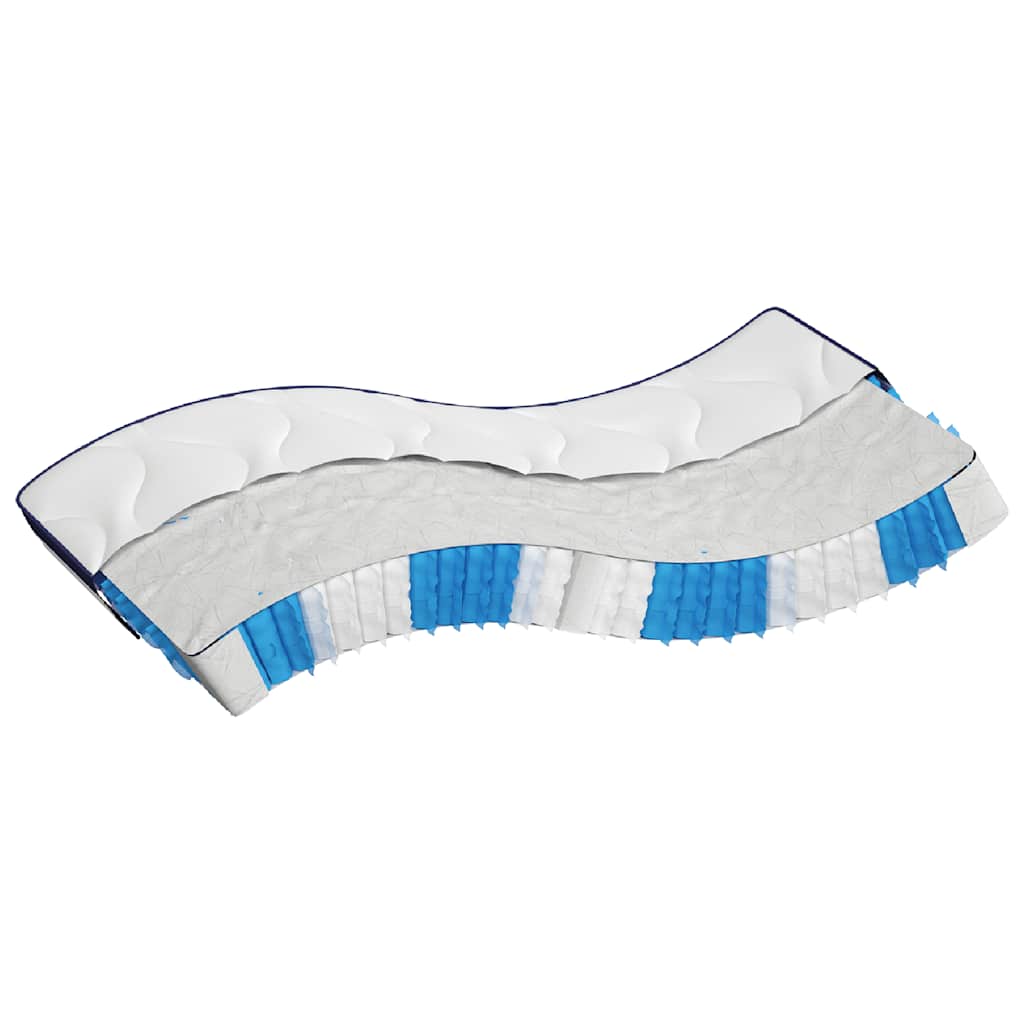 vidaXL Matelas à ressorts ensachés dureté moyenne 140x190 cm