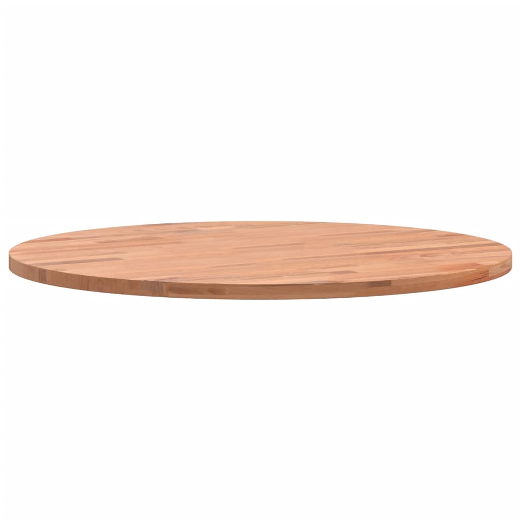 vidaXL Tablero redondo de madera maciza de haya Ø50x1,5 cm - Image 5