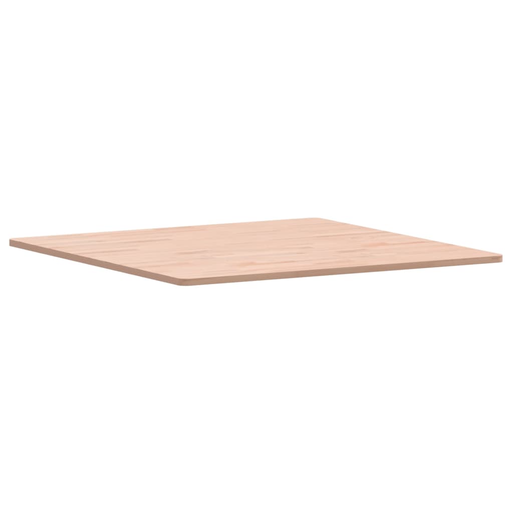vidaXL Tablero de mesa cuadrado de madera maciza de haya 80x80x1,5 cm - Image 3