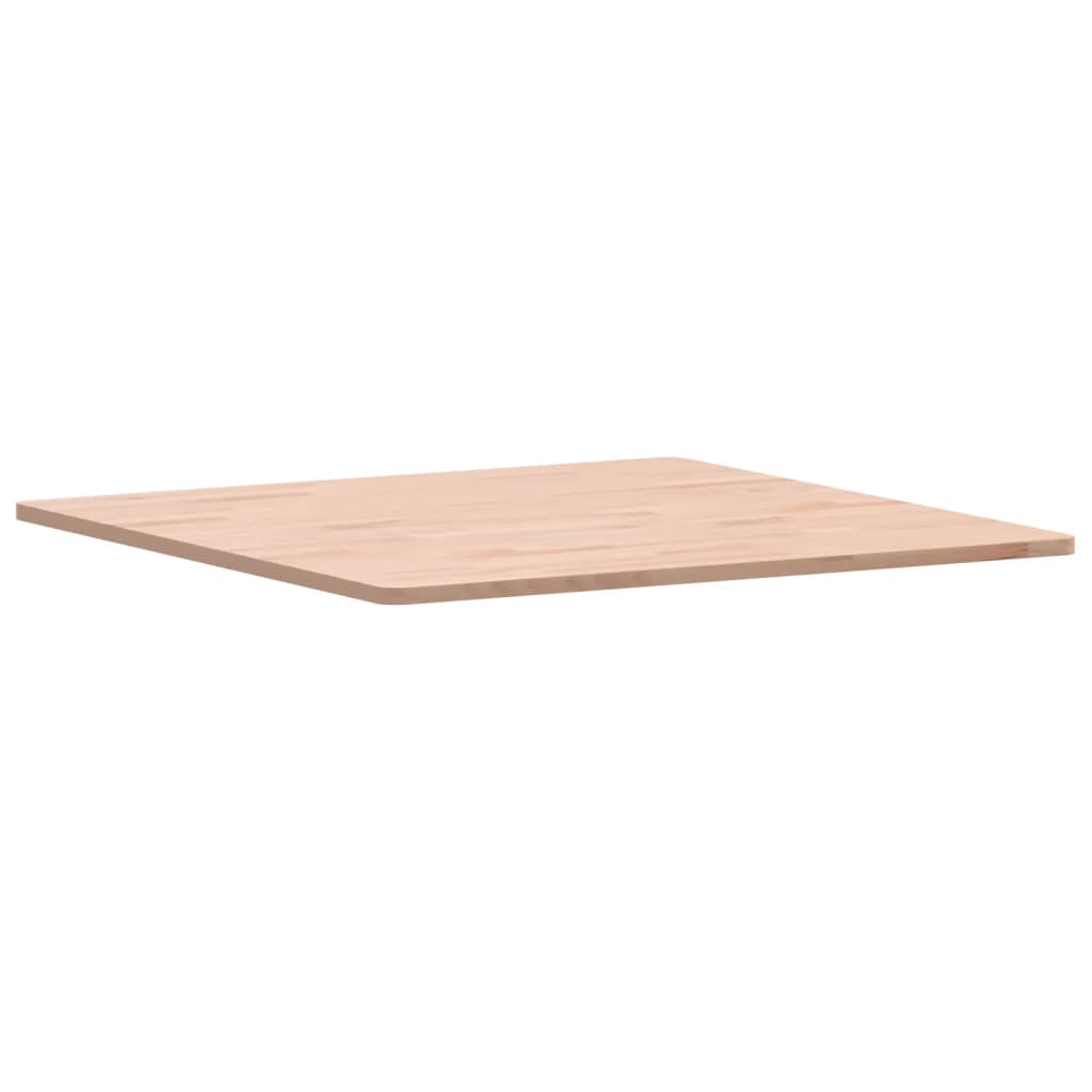 vidaXL Tablero de mesa cuadrado de madera maciza de haya 70x70x1,5 cm - Image 3