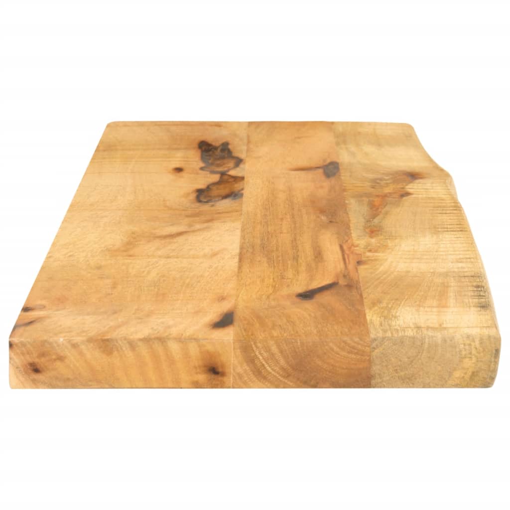 vidaXL Tablero de mesa borde natural madera maciza mango 80x20x2,5 cm - Image 4