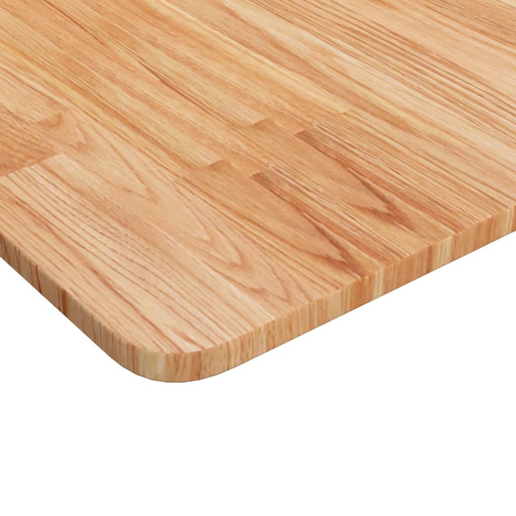 vidaXL Tablero de mesa cuadrado madera roble marrón claro 90x90x1,5 cm - Image 3