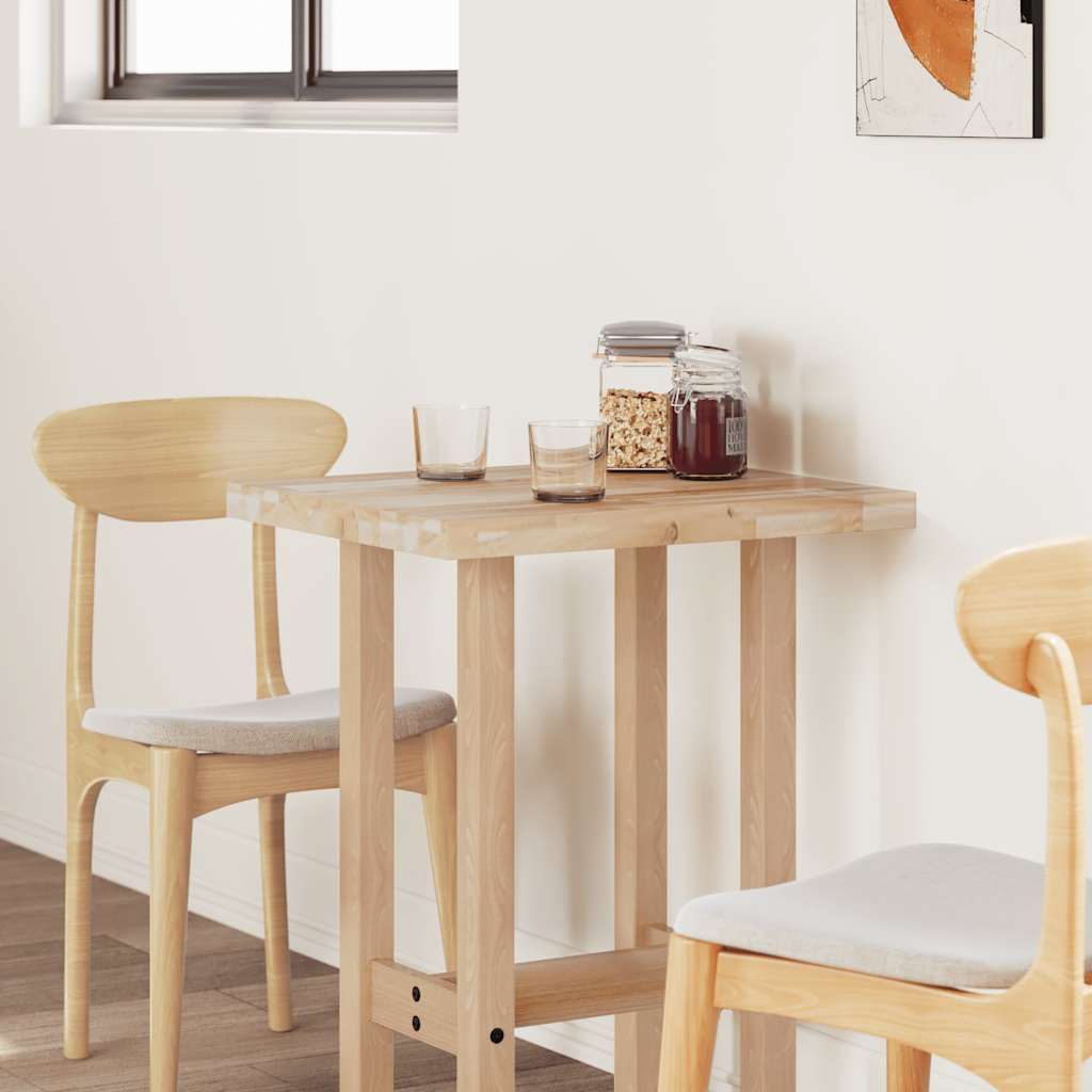 vidaXL Tablero de mesa rectangular madera maciza acacia 80x50x4 cm - Image 4