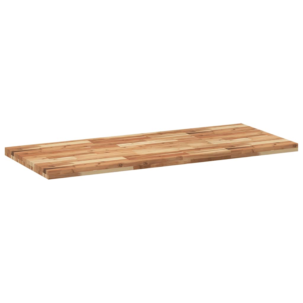 vidaXL Tablero de mesa rectangular madera maciza acacia 140x60x4 cm - Image 6