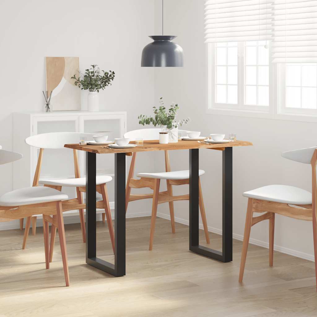 vidaXL Mesa de comedor madera maciza de acacia 110x50x76 cm
