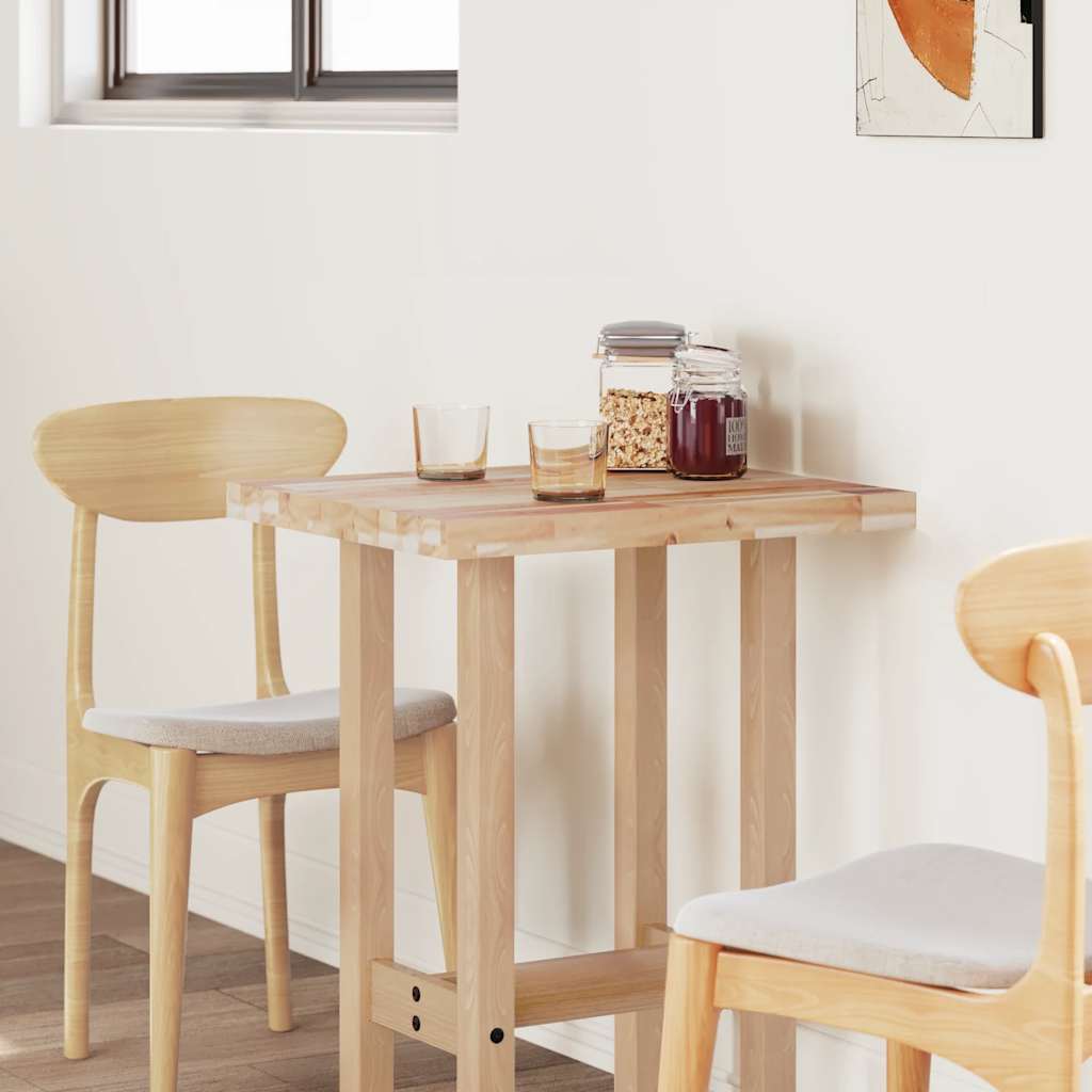 vidaXL Tablero de mesa rectangular madera maciza acacia 80x50x4 cm - Image 4