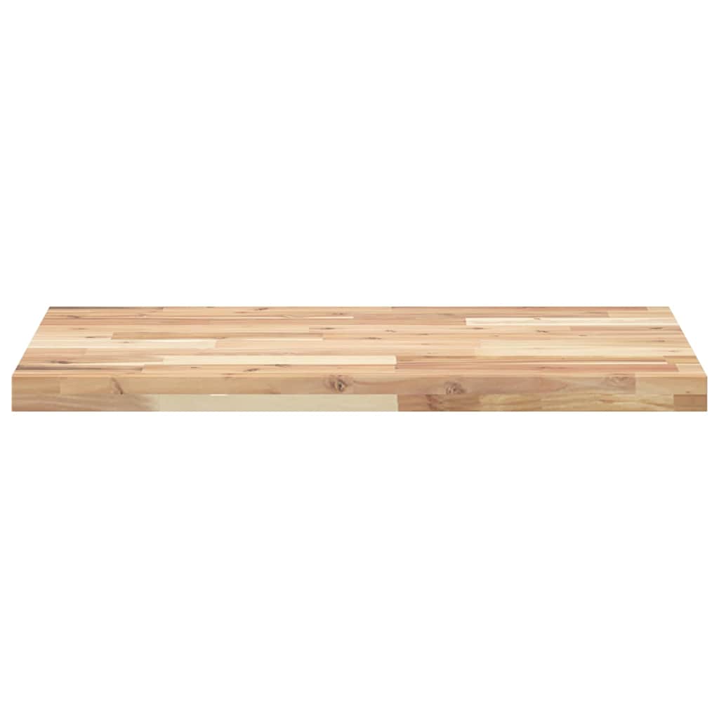 vidaXL Tablero de mesa rectangular madera maciza acacia 140x50x4 cm - Image 5