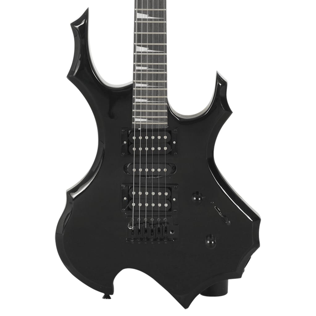 vidaXL Guitarra eléctrica para principiantes con funda negro 4/4 39" - Image 6