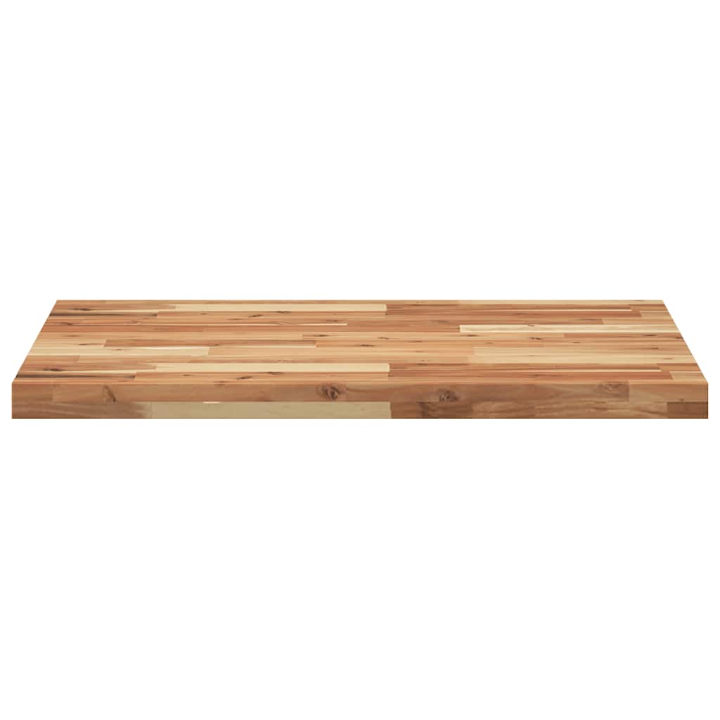 vidaXL Tablero escritorio madera maciza acacia sin tratar 100x60x4 cm - Image 5