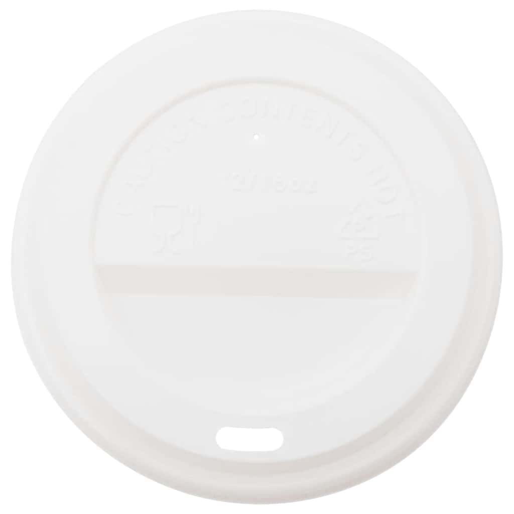 vidaXL Pappbecher mit Deckeln 1000 Stk. 16oz 400ml - Image 3