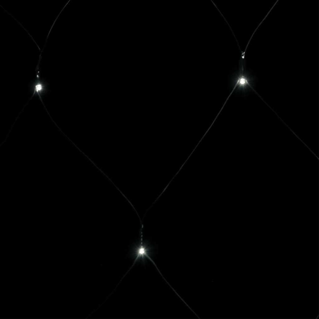 vidaXL LED-Lichternetz Kaltweiß 3x2 m 204 LEDs Indoor Outdoor - Image 5