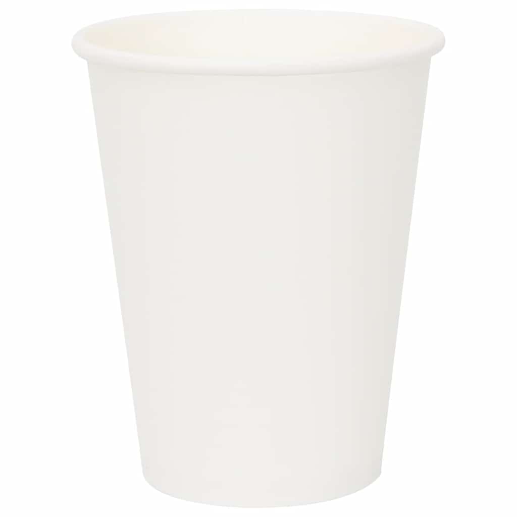 vidaXL Pappbecher mit Deckeln 1000 Stk. 12oz 300ml - Image 4