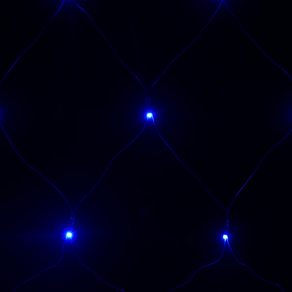 vidaXL LED-Lichternetz Blau 3x2 m 204 LEDs Indoor Outdoor - Image 5