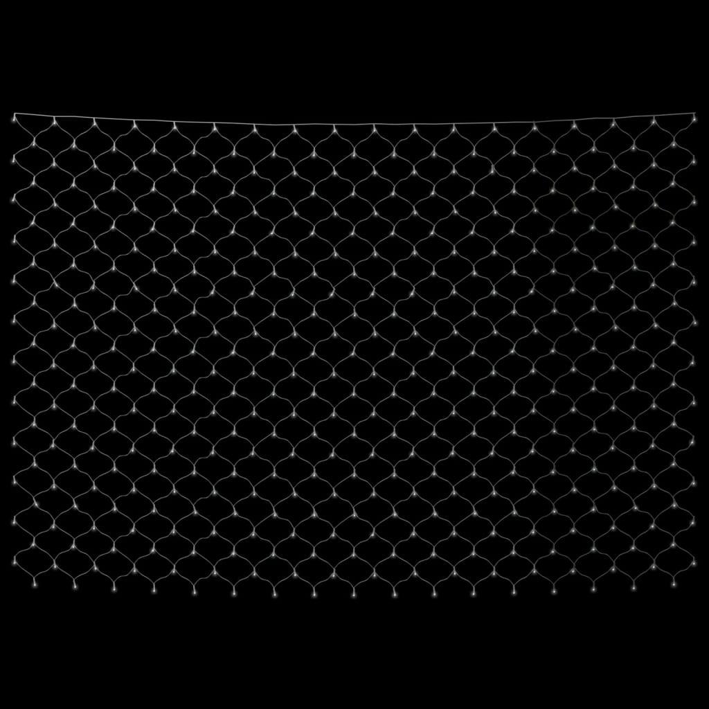 vidaXL LED-Lichternetz Kaltweiß 3x3 m 306 LEDs Indoor Outdoor - Image 4