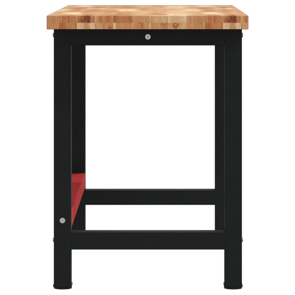 vidaXL Werkbank 140x60x83 cm Massivholz Akazie Rechteckig - Image 6