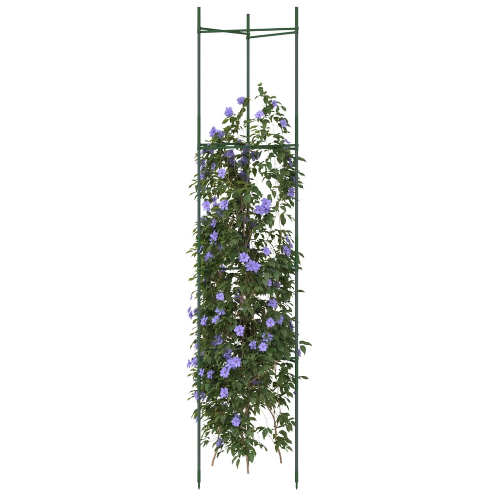vidaXL Tomatenkäfig 2 Stk. 154 cm Stahl und PP