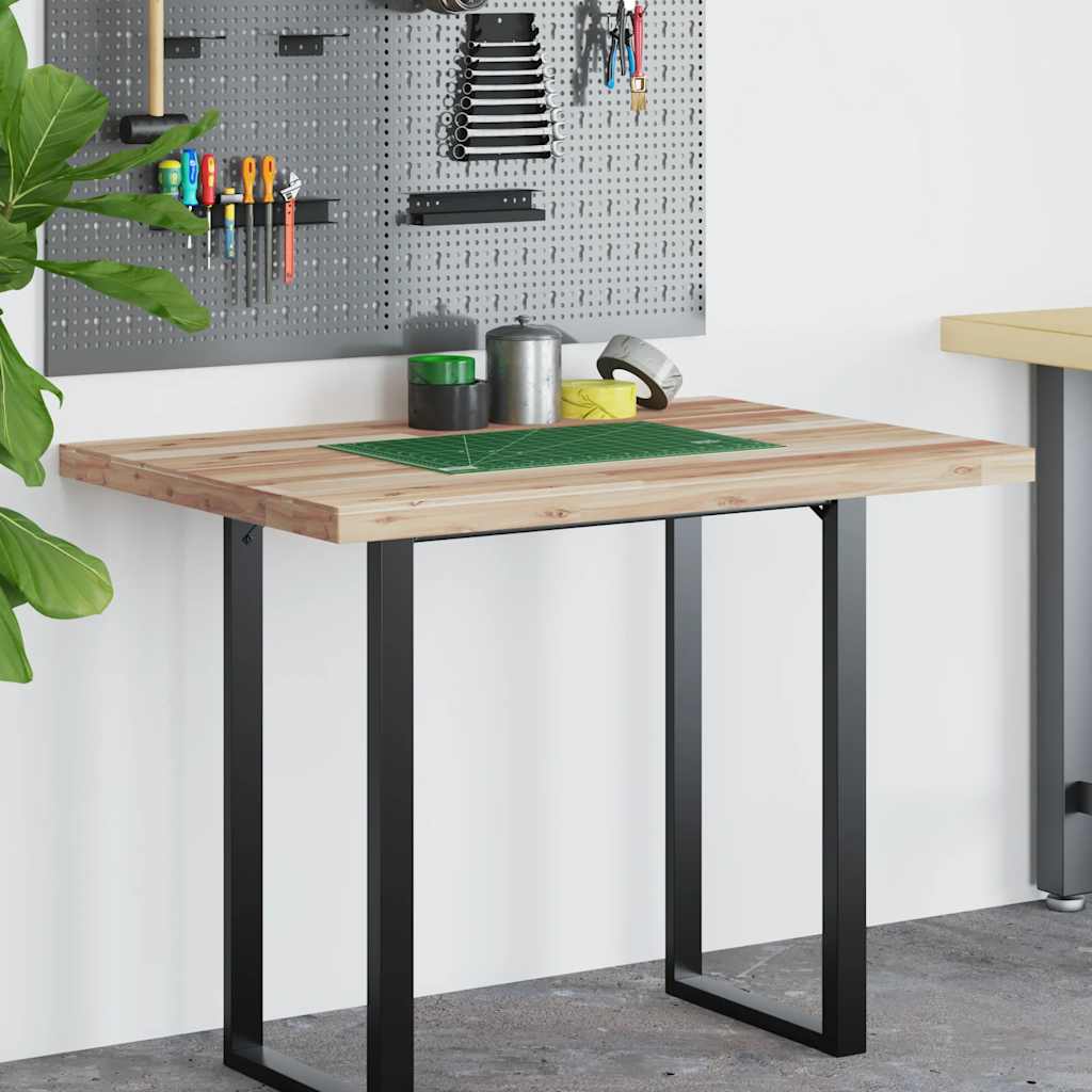 vidaXL Schreibtischplatte Unbehandelt 120x70x4 cm Massivholz Akazie - Image 3