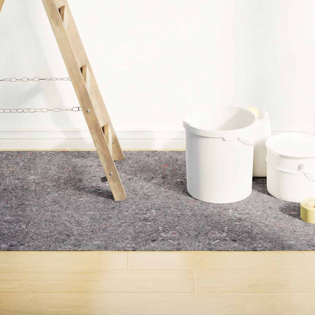 vidaXL Rutschfeste Malervliese 2 Stk. 5 m 220 g/m² Grau
