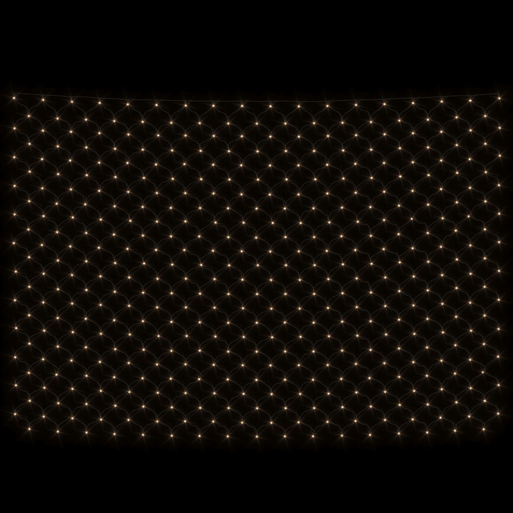 vidaXL Weihnachts-Lichternetz 4x4 m 544 LED Warmweiß Indoor Outdoor - Image 4