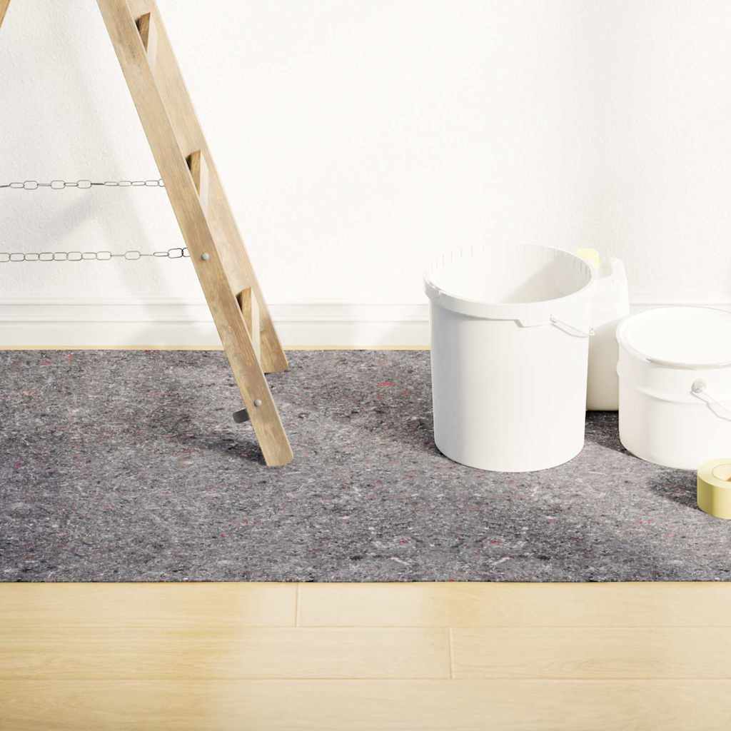 vidaXL Rutschfestes Malervlies 5 m 180 g/m² Grau