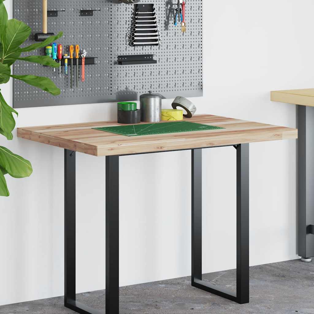 vidaXL Schreibtischplatte Unbehandelt 100x70x4 cm Massivholz Akazie - Image 3