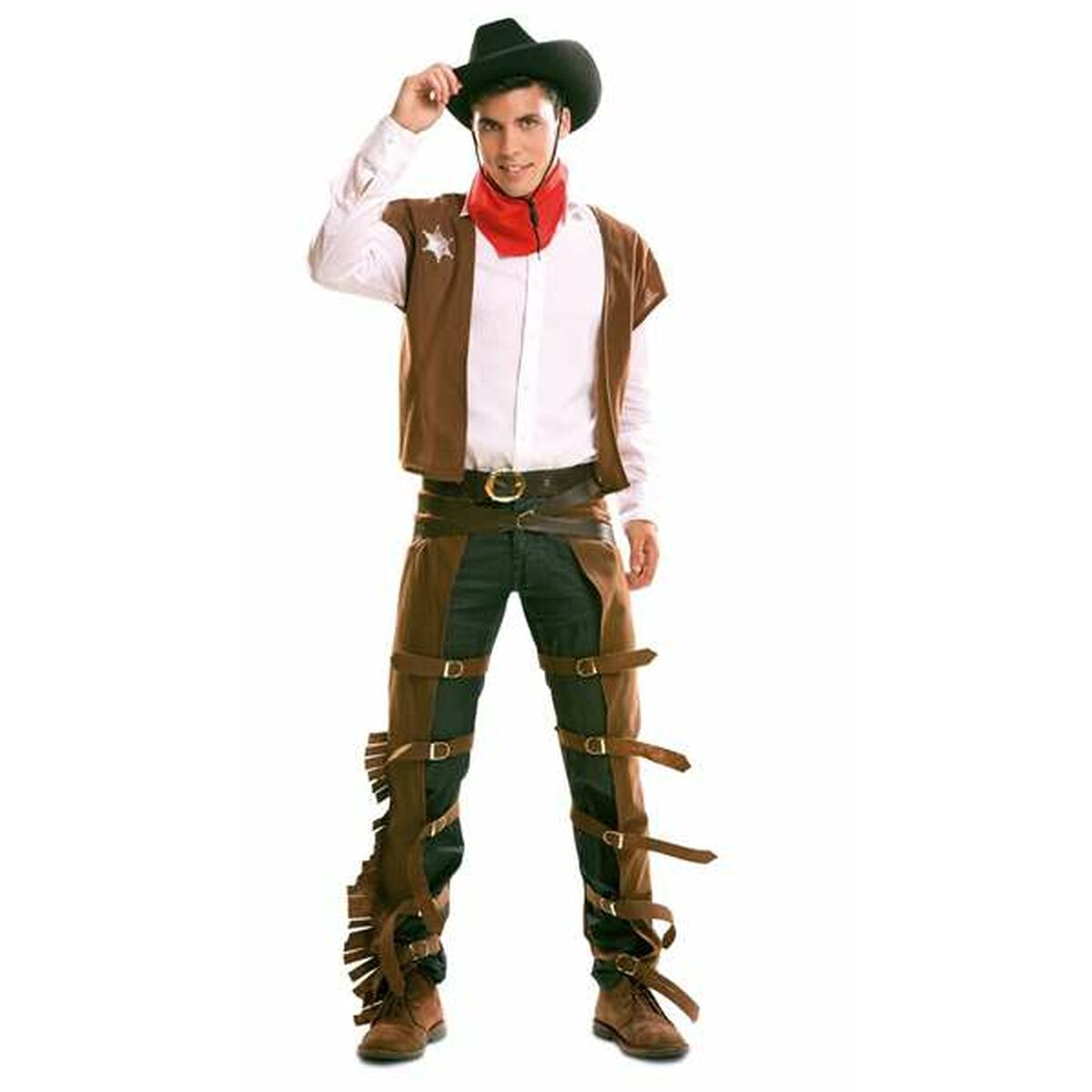 Costume per Adulti My Other Me Marrone Cowboy Taglia:S