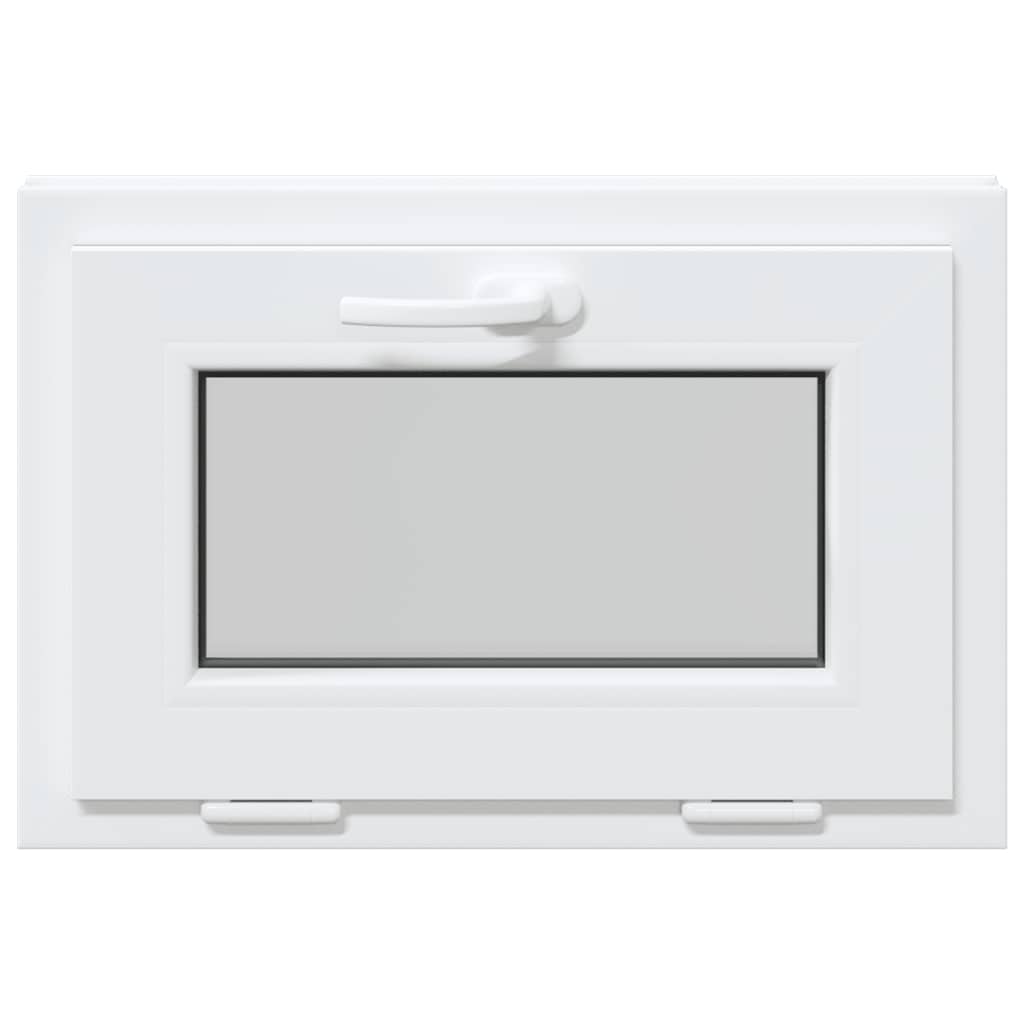 vidaXL Kellerfenster RISOR 60x40 cm Kipp 3-fach Verglasung Weiß - Image 5