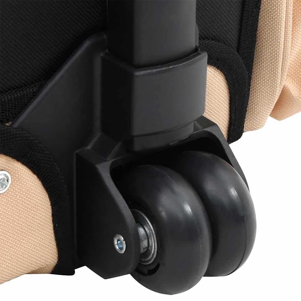 vidaXL Trolley für Haustiere 3-in-1 Faltbar Beige - Image 6