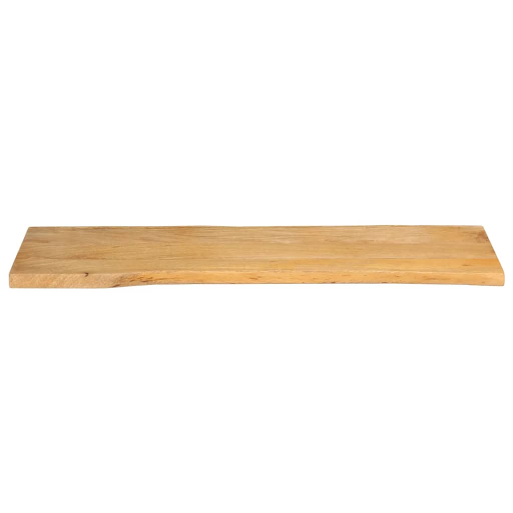 vidaXL Tablero de mesa borde natural madera maciza mango 110x40x2,5 cm - Image 3