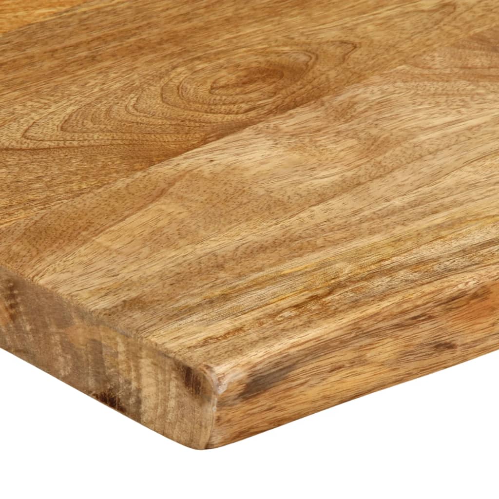 vidaXL Tablero de mesa borde natural madera maciza mango 110x40x2,5 cm - Image 6