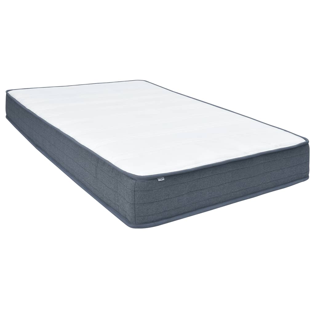 vidaXL Colchón box spring tela 190x140x20 cm suavidad media
