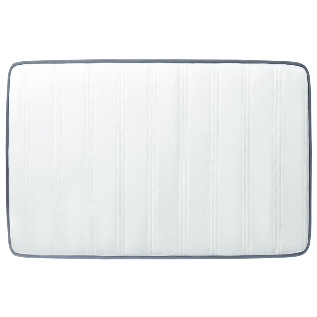 vidaXL Colchón box spring tela 190x140x20 cm suavidad media - Image 5