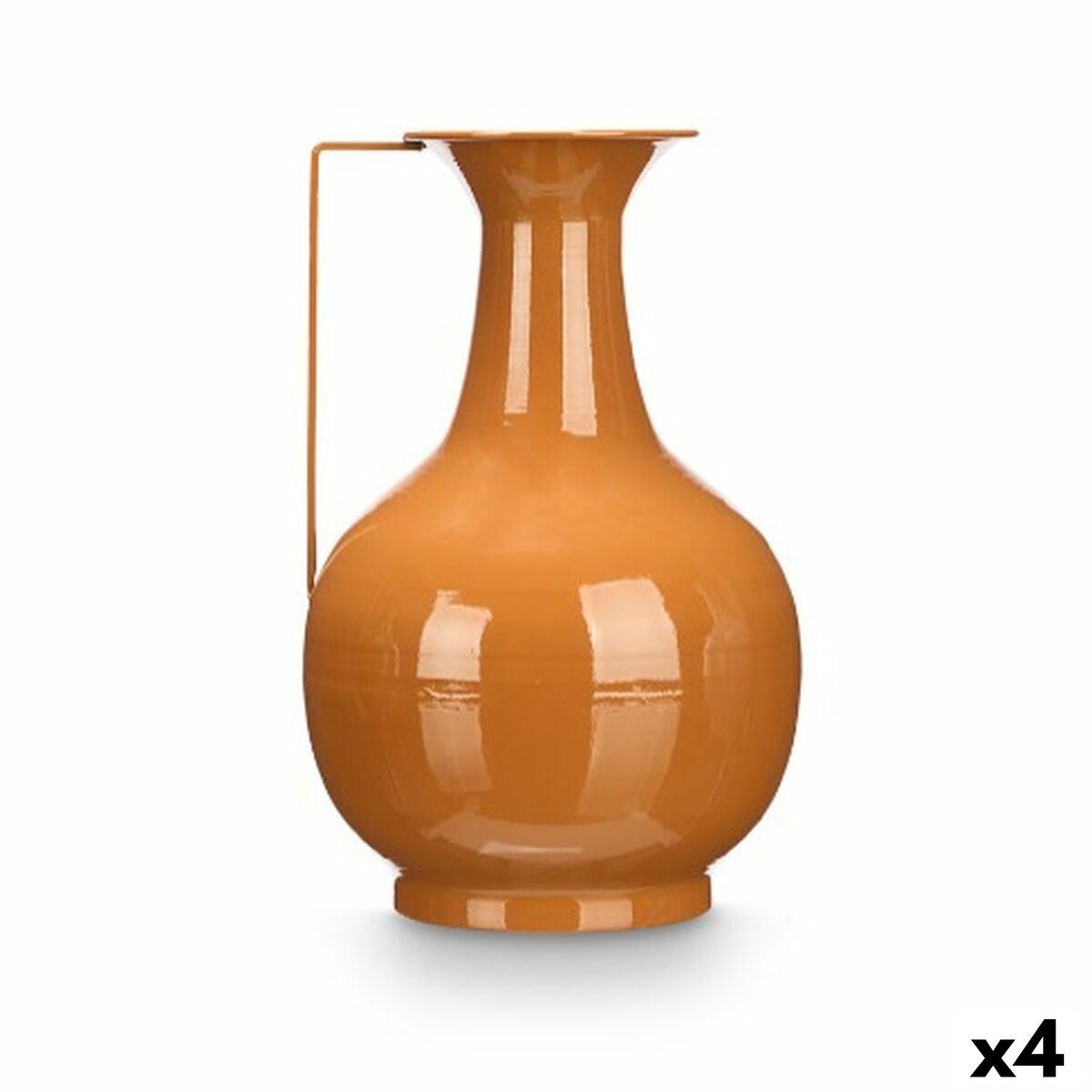 Vaso Gift Decor Teja Ferro Sfera 24 x 38,5 x 14,8 cm (4 Unità)