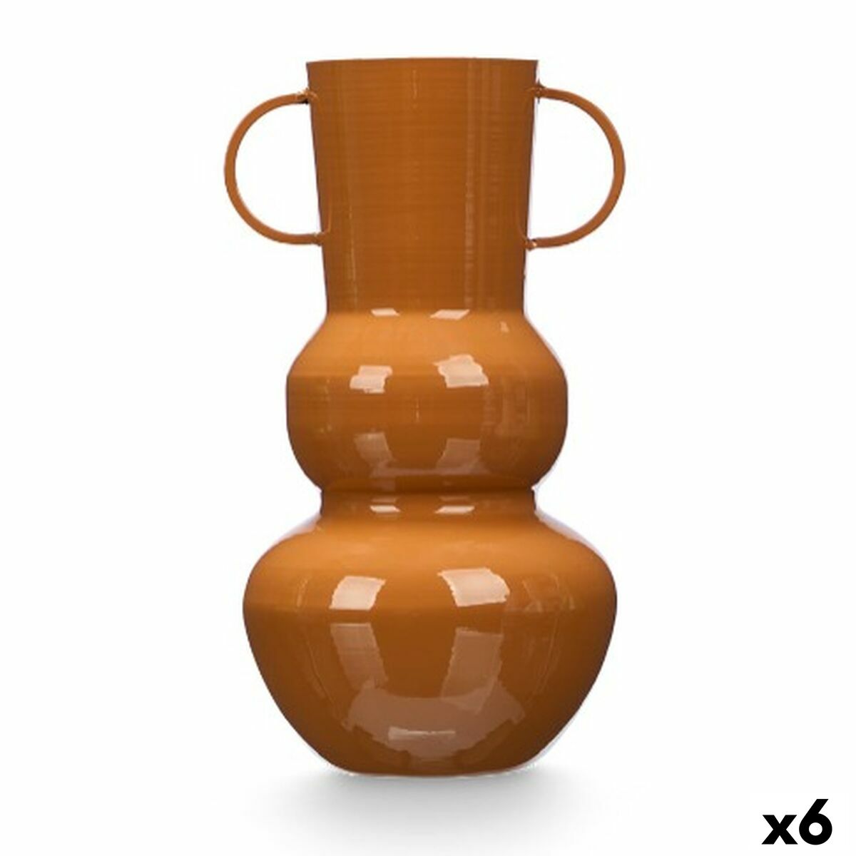 Vaso Gift Decor Teja Ferro Sfera 17,5 x 30,5 x 16 cm (6 Unità)