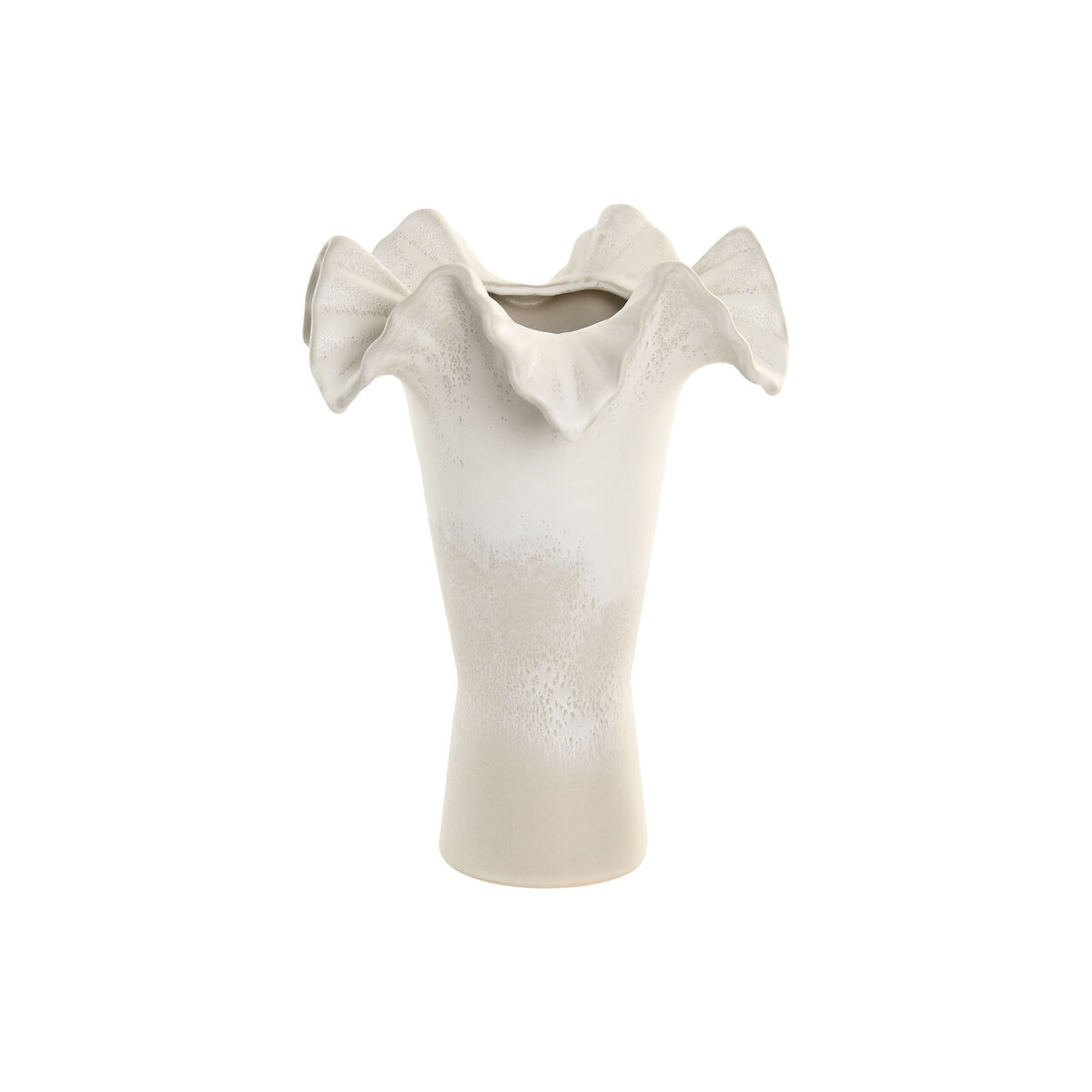 Vaso Home ESPRIT Bianco Ceramica 26 x 26 x 33 cm