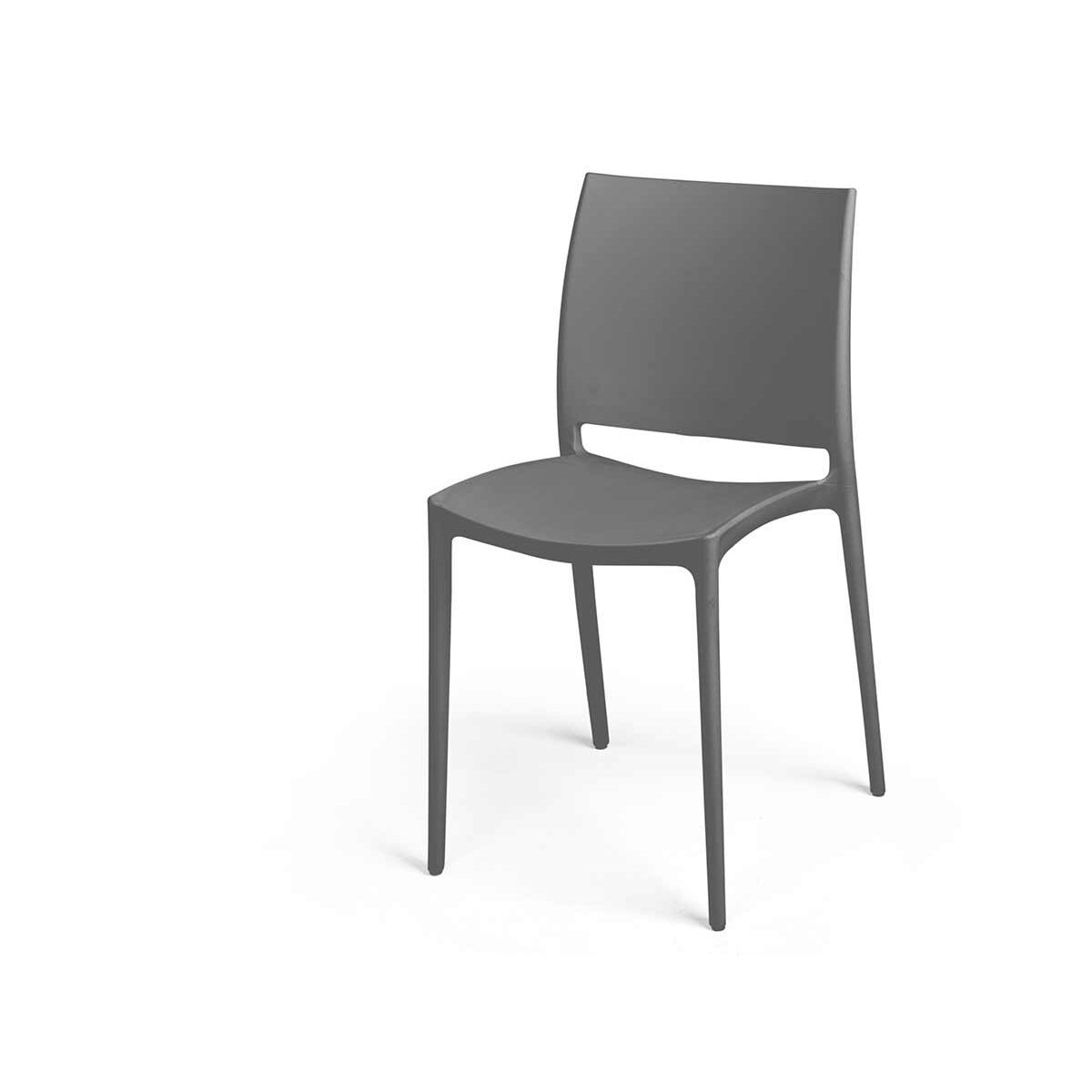 Sedia Gift Decor Grigio polipropilene 41 x 79 x 46 cm