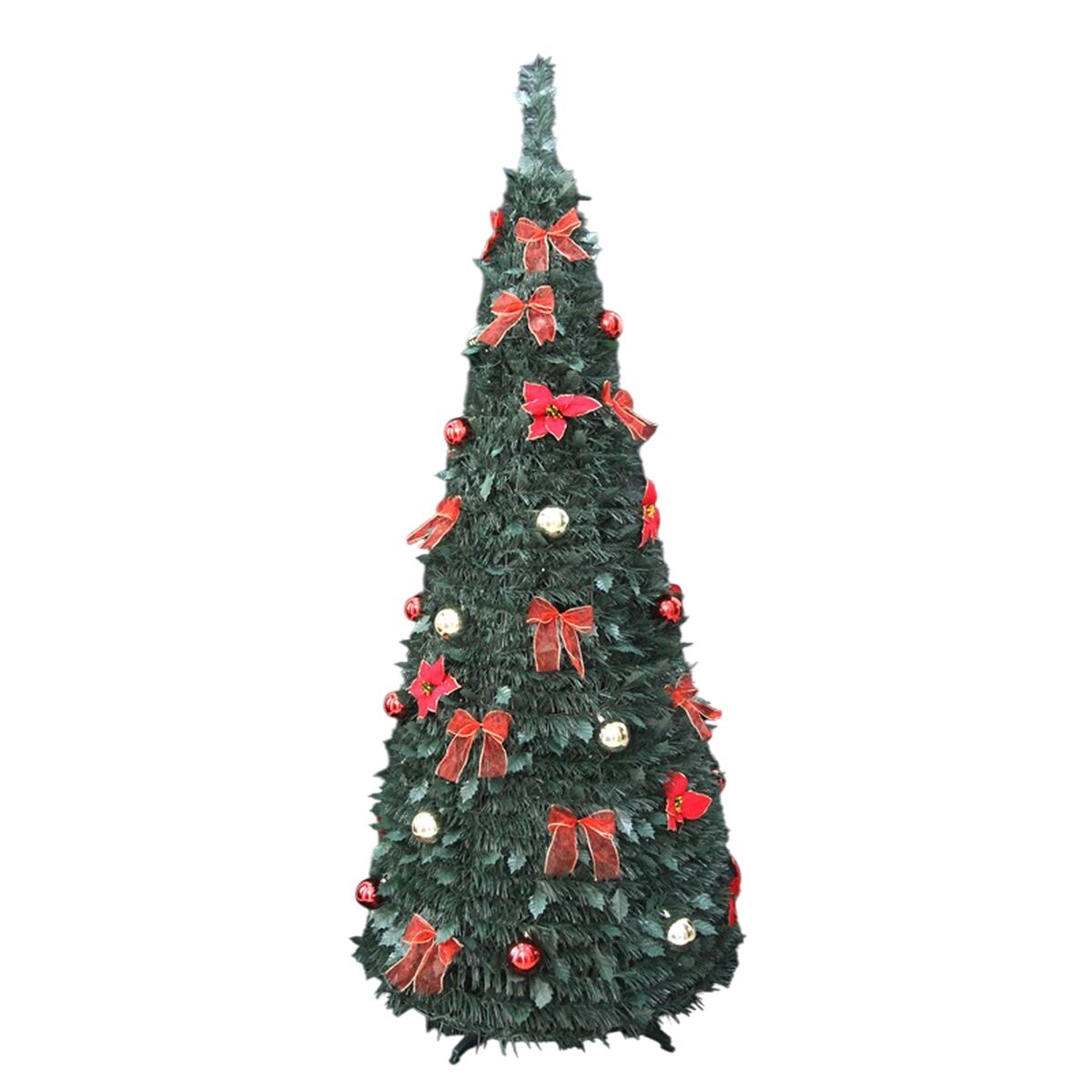Albero di Natale Home ESPRIT Rosso Verde PVC - Image 3