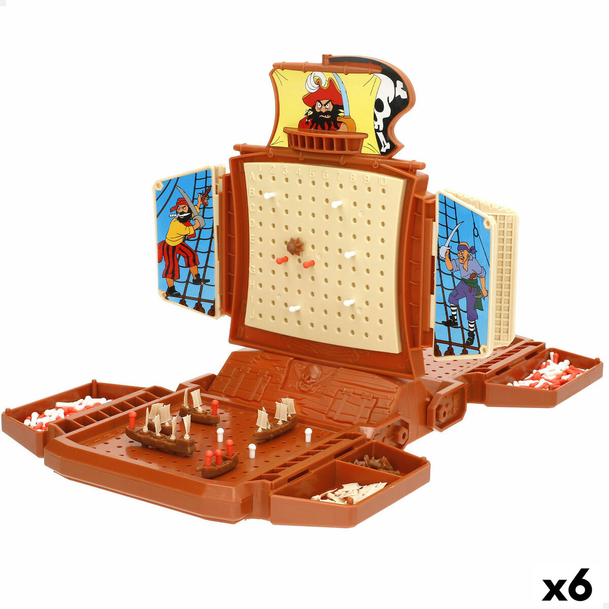 Gioco Battaglia Navale Colorbaby (6 Unità)