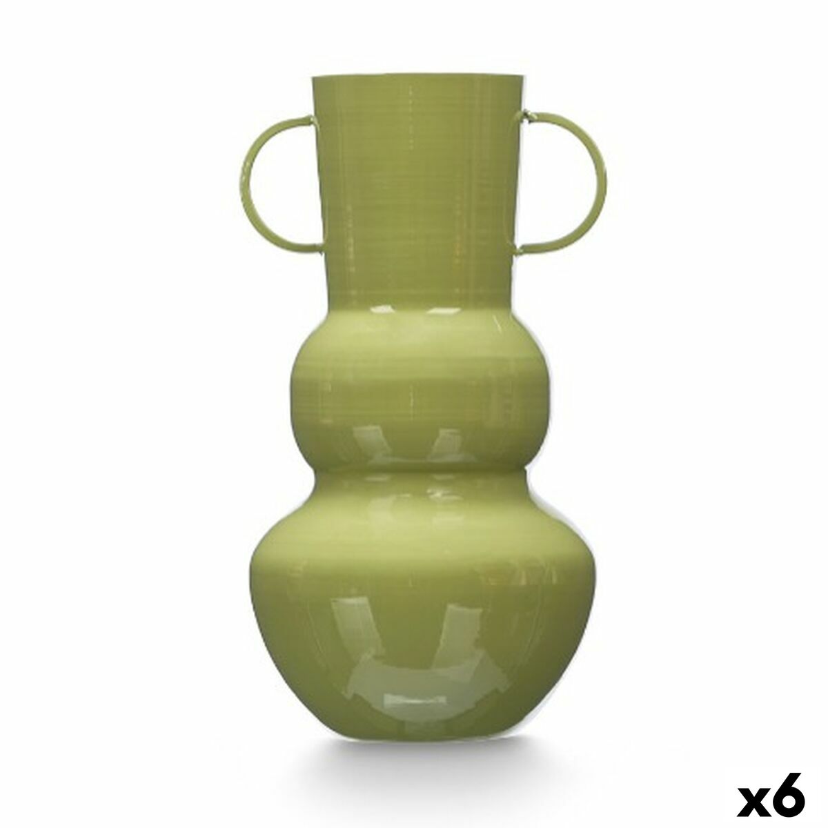 Vaso Gift Decor Verde Ferro Sfera 17,5 x 30 x 16 cm (6 Unità)
