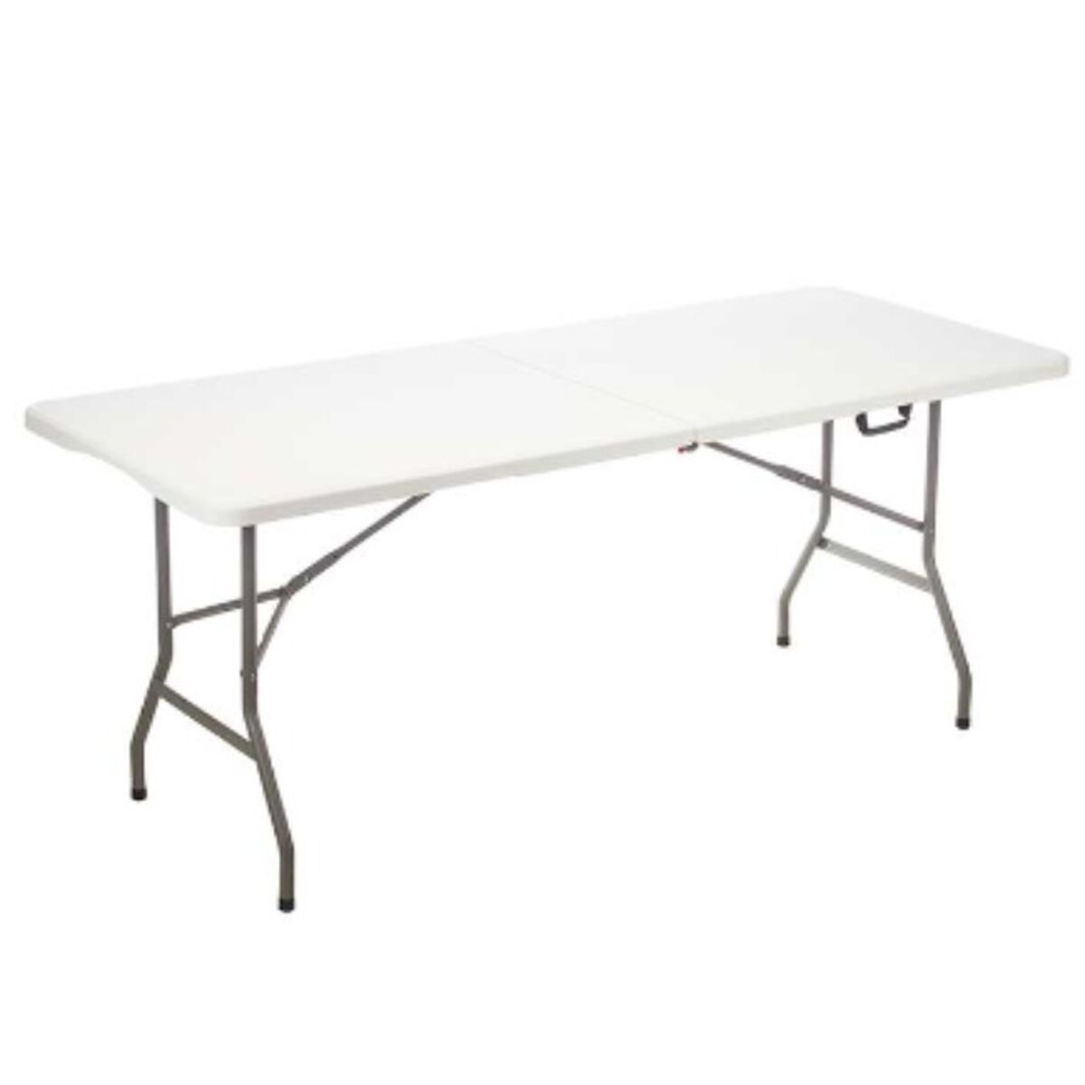 Tavolo Pieghevole Ibergarden Bianco Grigio 180 x 70 x 174 cm